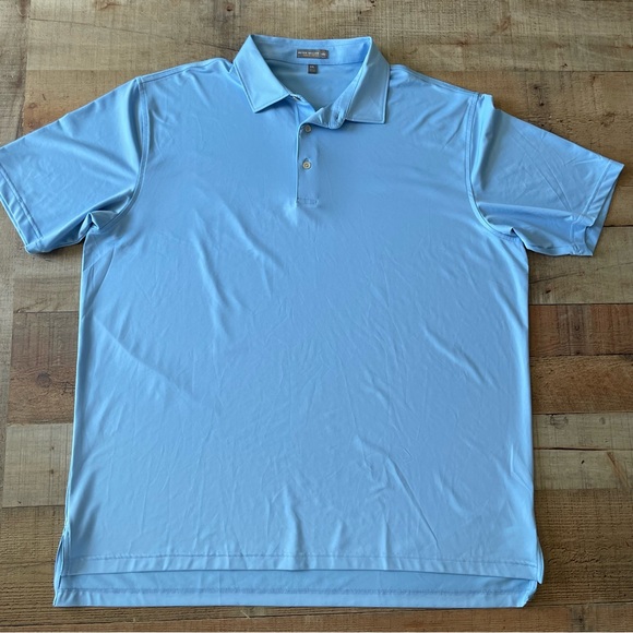 Peter Millar Summer Comfort Golf Polo Bundle Blue White XXL - Picture 2 of 12